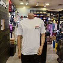 지프 NC12 공용 지프서핑 그래픽 반팔티셔츠 TSU592WH