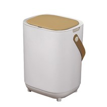 OMT 스마트 자동센서 휴지통 인테리어 핸즈프리 모션감지 쓰레기통 16L OKA-TRSH, 화이트&우드