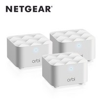 넷기어 오르비 RBK13 듀얼밴드 메시 와이파이 시스템 공유기 3pack 통합 AC3600