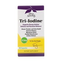 테리 내추럴리 요오드 미네랄 영양제 12.5mg 요오드화 칼륨 나트륨 90캡슐 2통