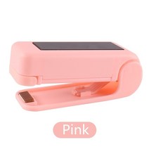 포장기계 자동 실링기 비닐 접착기 미니 밀봉기 handheld heat bag bag, 분홍색