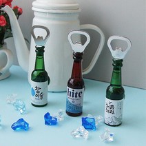 냉장고자석 술병 오프너 병따개 호프집 냉장고꾸미기 예쁜자석 자석굿즈 인테리어자석 메모자석 장식품, 하이트