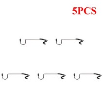 텐트 폴 지지대 폴대 타프 슬라이드 캠핑 라이트 후크 스테인레스 스틸 램프 행거 다기능 야외 스탠드 1-5 개, [05] 5PCS