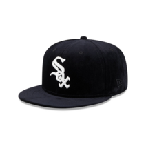 일본 newera 59FIFTY MLB Velvet 시카고화이트삭스 블랙 그린 벨벳 모자