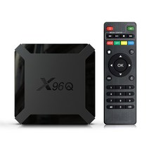 Weiketerui X96Q TV 박스 안드로이드 10.0 Allwinner H313 쿼드 코어 ARM 텍스 A53 셋톱 지원 4K 3D 미디어 플레이어, 검정