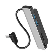 usb허브 c타입허브 호환 USB C HUB For iPad Pro 12.9 11 2020 2018 Type HUB-HDMI 호환 3.0 PD SD TF 허브, 01 브라운