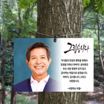 [1년보증]이너눅스 TF-195(중) 메탈포토 수목장나무금속위패 현판 추모패 세트, 가로6.봄바람, 고정세트A형