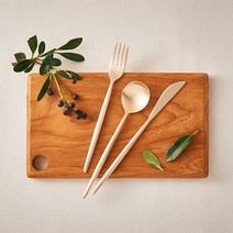 놋향 안성 방짜유기 유기 놋 로얄 커트러리 3P, 04, 선물박스 + 보자기 포장