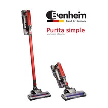 [벤하임] [Benheim] Purita Simple 배터리 탈착형 2in1 무선청소기, 상세 설명 참조