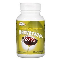엔자이매틱 테라피 레스베라트롤 포르테 125mg 소포라 AMPK 효소 폴리페놀 베지캡슐 60정