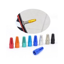 데일리쇼핑 자전거 프레스타 밸브캡 2P 세트 타이어 공기 주입구마개 벨브캡 튜브 타이어마개 로드 MTB, 프레스타(블랙), 2개