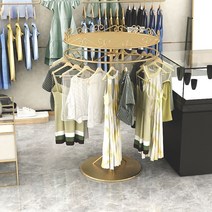 360도 회전행거 스탠드 원형 고급 매장 옷가게 진열대, A.직경70cmx높이140cm