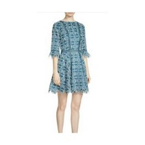 마쥬 Rajo 티l Embroide레드 레이스 Eyelet Fit & Flare 원피스 사이즈 스몰 MSRP $545