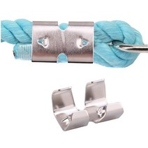 YES Time 더블 로프 클램프는 0.31인치(8mm)에서 0.47인치(12mm) 브레이드 로프 20개 팩