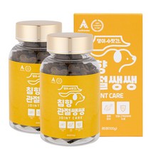 강아지관절영양제 슬개골탈구 노견 강아지영양제 100g 댕이수랏간 침향 관절쌩쌩, 2개