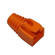 랜 선 poe 테스터기 시험기 네트워크 50 조각 7.0mm UTP/FTP Cat 7 네트워크 케이블 스트레인 릴리프 부츠, 03 Orange