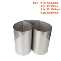 스텐 판 앵글 환봉 스텐레스 스테인레스 티타늄 호일 실버 얇은 티 시트 고순도 금속, 0.1x200x300mm