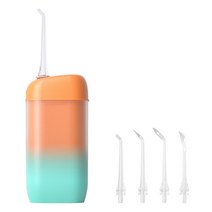 couyor 구강세정기 200ml type-c 충전, 노즐 4개, 오렌지