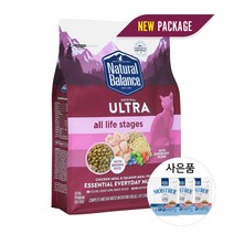 내추럴발란스 울트라 프리미엄 캣 3kg+모이스트루고양이파우치80g, 3kg, 고양이 울트라