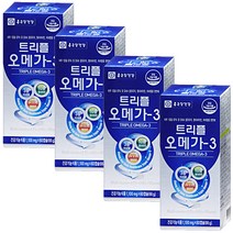 종근당건강 트리플 오메가3, 60정, 4개