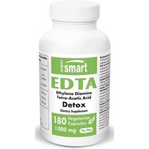 슈퍼스마트 EDTA 에틸렌디아민테트라아세트산 1000mg 180베지캡슐, 1개, 180정