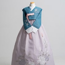 하늘달한복 [한복대여] 천령1 - 고품격 하객 혼주 결혼식 신부 예식한복 한복 세트