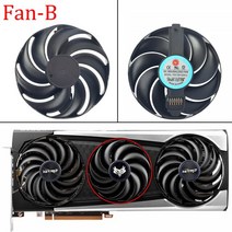 95MM FDC10U12D9-C 87MM 비디오 카드 팬 사파이어 니트로 + AMD Radeon RX 6700 6800 6900 XT 그래픽 쿨링, 02 Fan - B