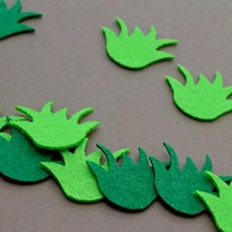 어린이집 유치원 꾸미기 미술 교구 나무 풀잎 펠트 D.I.Y 취미만들기 공예