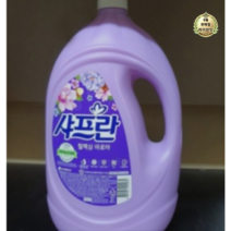 샤프란 시어버터 섬유유연제 릴렉싱 아로마 본품, 3L, 4개