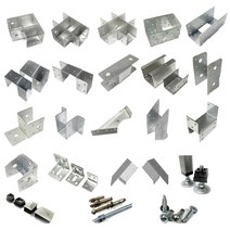 사각파이프조인트 30X30 각파이프조립식연결부속, 사각조인트 파이프 보강키, 30-50, 1개