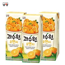 남양 과수원 190mlx96팩(4box) 4종 택1/사과/청포도/복숭아/오렌지/혼합가능/무료배송, 190ml, 96개