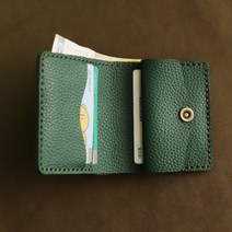 핸드메이드 동전수납 가죽반지갑
