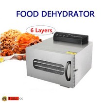 고추말리는기계 스테인리스 스틸 음식 탈수기 과일 야채 허브 고기 110V 6 트레이, 01 With Window_03 UK_02 220V