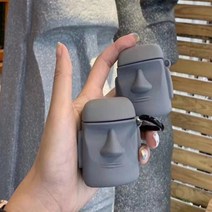 모아이석상 돌하르방 웃긴템 1/2세대 프로 3세대 에어팟케이스, 에어팟프로