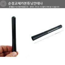 올뉴쏘렌토 더뉴스포티지R 순정교체 카본12cm 튜닝안테나 익스테리어