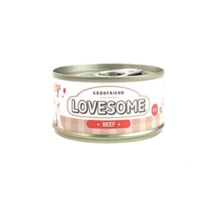 러브썸 독 소고기 캔 85g, 개