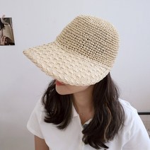 대박 밀짚 여름 캡모자 썬캡 썬바이저 여성 챙모자
