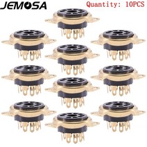 진공관 앰프 12ax7 12au7 6199 6922 el84 ecc81 튜브 100, 금도금 10개