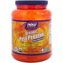Now Foods 나우 푸드 스포츠 완두콩 프로틴 단백질 가루 파우더 무향 Sports Pea Protein 680g