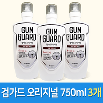 검가드 오리지널 가글 가그린 750ml x 3통 잇몸가그린 임플란트