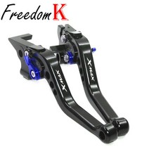 오토바이브레이크 YAMAHA XMAX 250 XMAX300 300 400 짧은 오토바이 액세서리 CNC 조정 가능한 브레이크 클, [09] Black 3