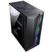 조립식케이스 중국 공장 직접 판매 rgb led 스트립 atx itx 7 pci 슬롯, 협력사, 검은색 빈 케이스