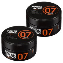 미쟝센 파워스윙 크림왁스 07 80g x 2개/미디움컷/볼륨업, 파워스윙 크림왁스 07 80g x 2개