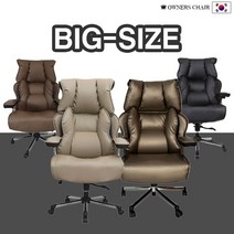 빅사이즈 빅체어 큰사이즈 의자 빅사이즈체어 빅사이즈의자 빅게임의자 게이밍 프로게이머의자, FLD-016 빅홀리즌chair_브라운_민자바닥+고정팔