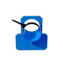 수중 편리한 수영장 보유 파이프 마운트 브래킷 호스 홀더 플라스틱 고체 건설, 01 Blue