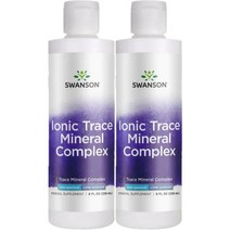 스완슨 Swanson Ionic Trace Mineral Drops 이온 트랜스 미네랄 액상 8Floz(236ml) 2병, x, 1개