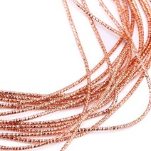 QIAO-스퀘어 와이어 바느질 액세서리 패치 자수 브로치 배지 매트 구리 고급 DIY 핸드메이드 의류 10g, Gold Rose