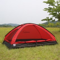 산들로 산마루 엣지2P 알파인 싱글월 텐트OT054 백패킹 캠핑 1인용텐트 미니텐트, 옐로우, 옐로우