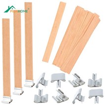 10pcs 13cm 나무 양초 심지 서스테인 탭 촛불 심지 코어 diy 양초 만들기 용품 수제 간장 파핀 왁스 심지