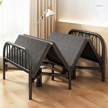 성인 접이식침대 슬라이딩침대 사무실 좁은방 침대 이케아 벙커 골판지, 90cm, 스틸, 선택안함